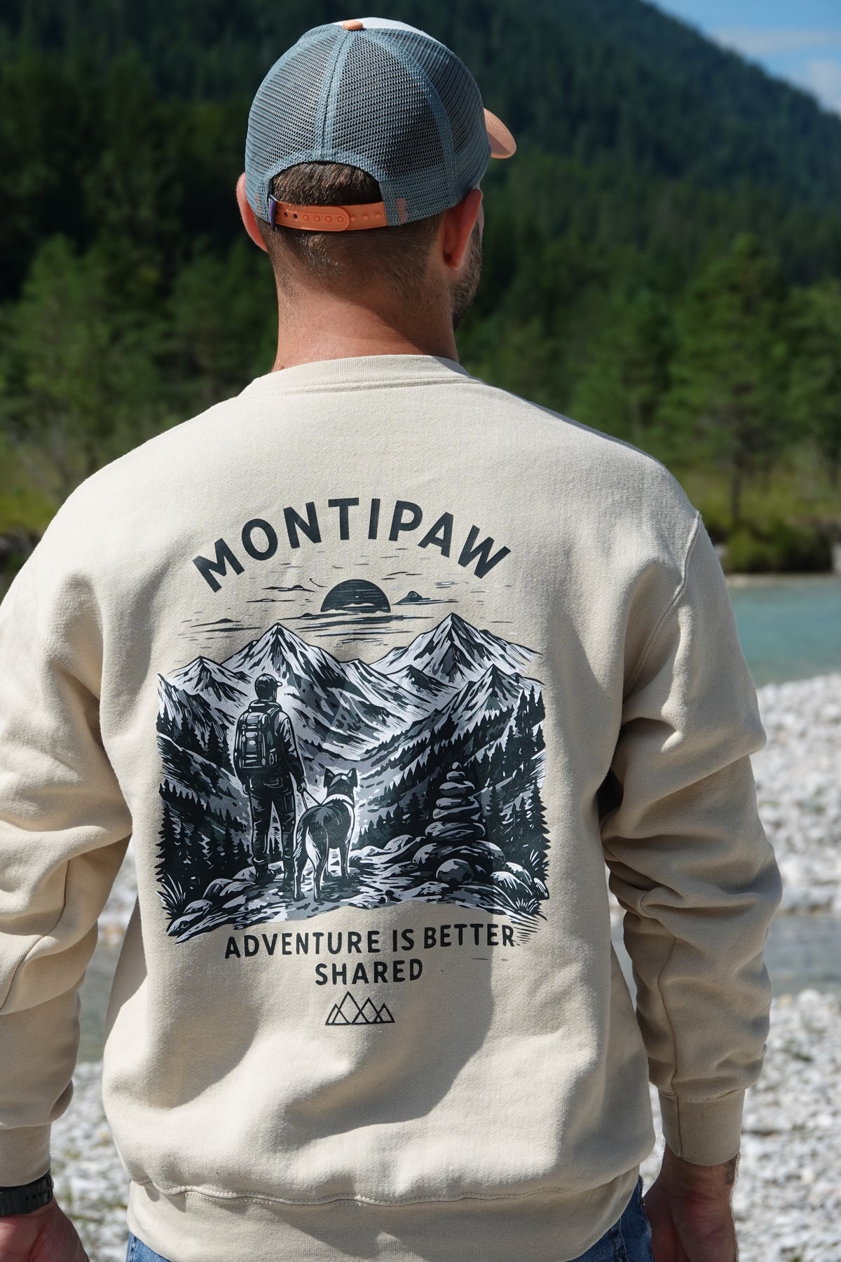 Montipaw – The Shared Trail Oversized Sweatshirt | Beige