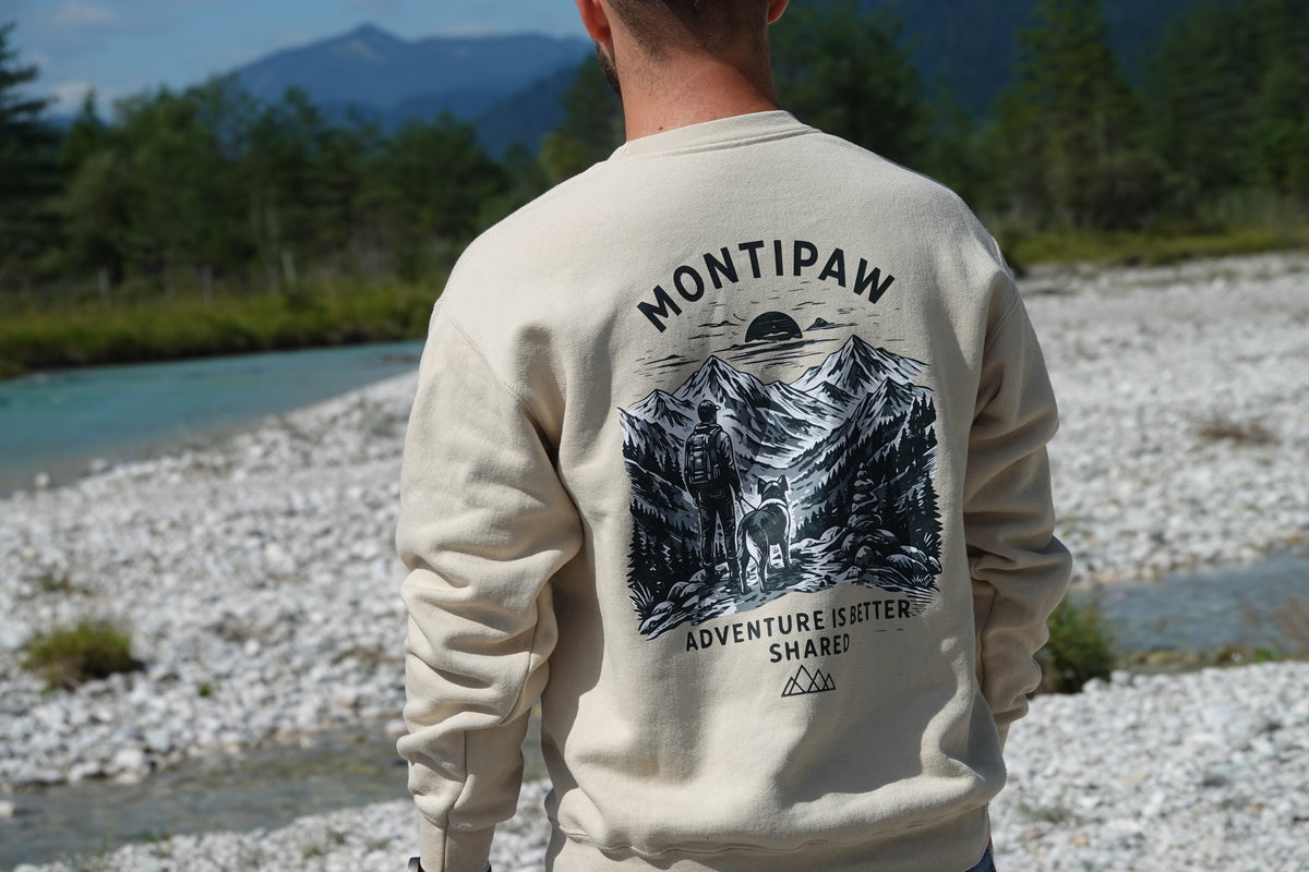 Montipaw – The Shared Trail Oversized Sweatshirt | Beige
