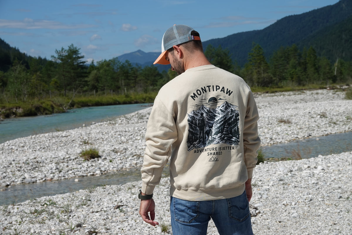 Montipaw – The Shared Trail Oversized Sweatshirt | Beige
