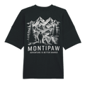 Schwarzes Montipaw Shared Horizons Oversized Shirt – Rückansicht